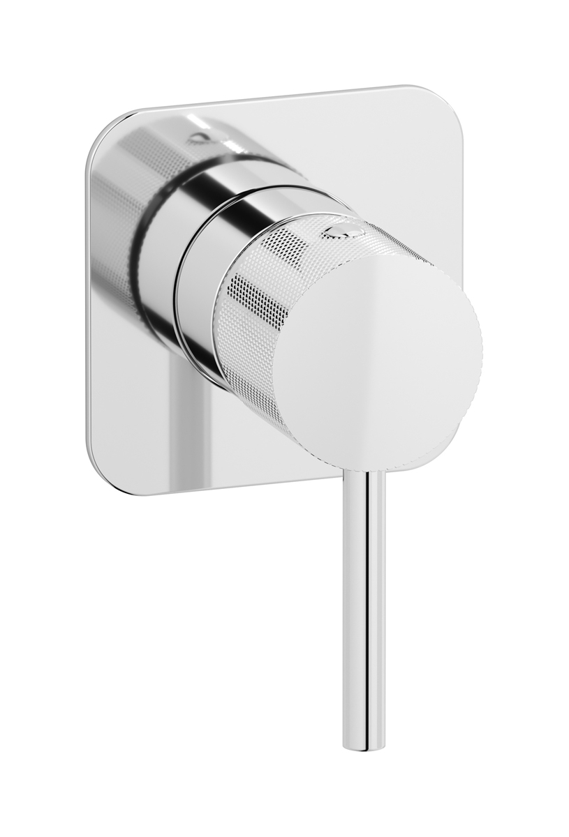 Внешние части встроенного смесителя на 1 потребителя. WE ARE IB id300cc Chrome Industria