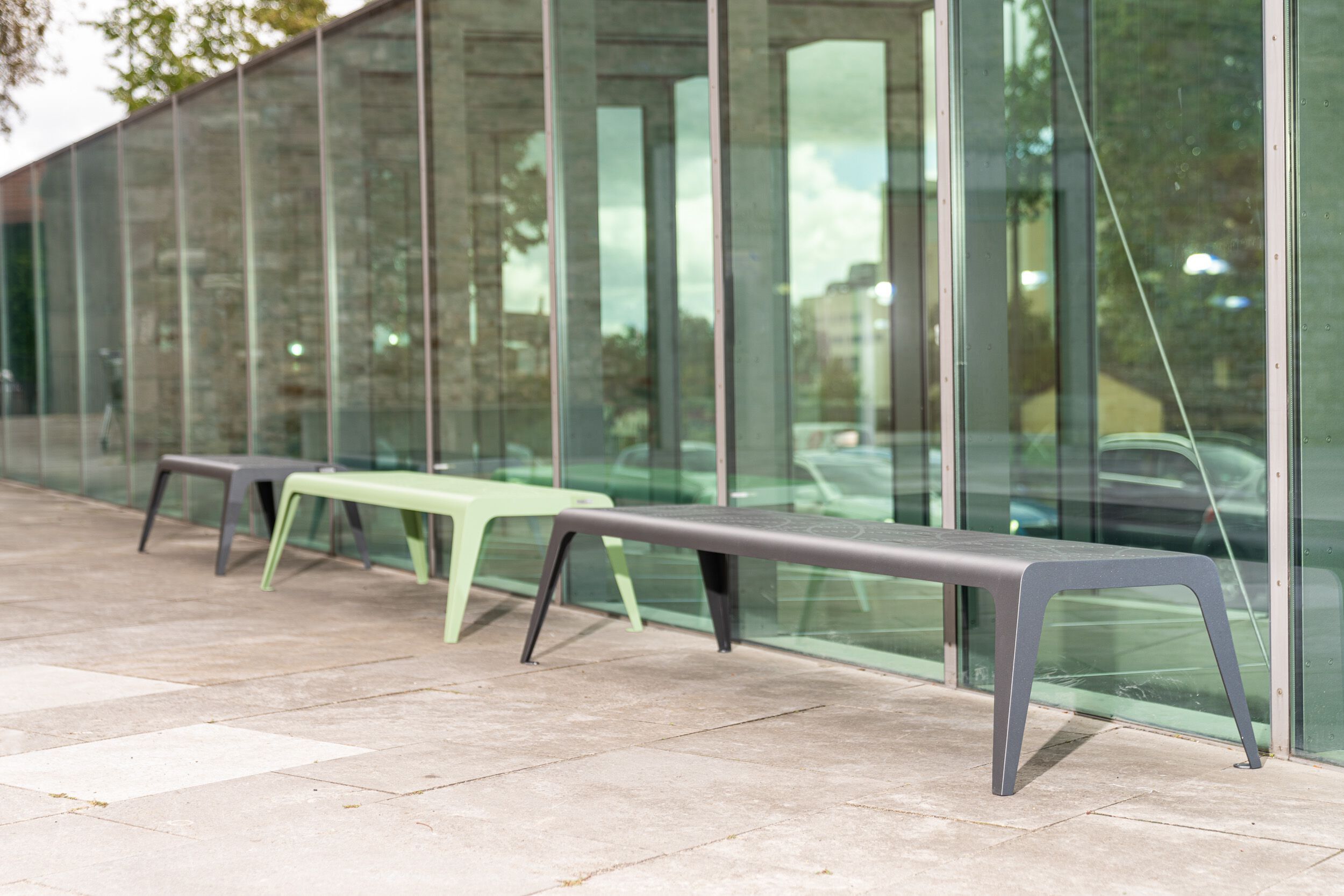 Скамья из нержавеющей стали без спинки BENKERT BANKE Chalidor ARCH-00142394 - Вид №3