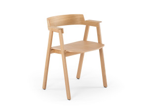 Дубовый стул с подлокотниками