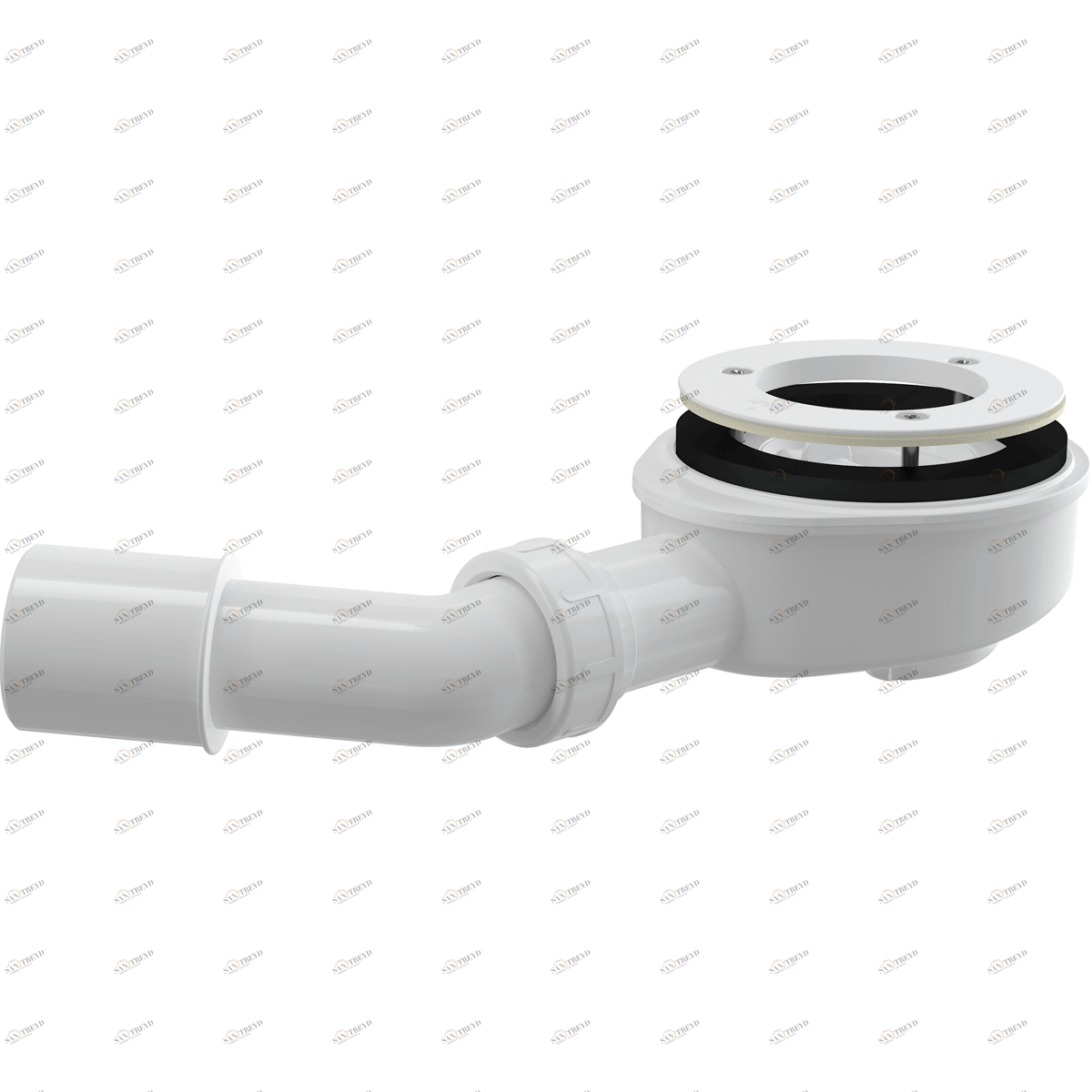 Сниженный сифон для толстостенного душевого поддона ALCAPLAST A492