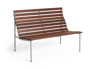 Садовая скамейка из ясеня со спинкой