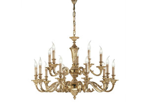 Французская золотая люстра