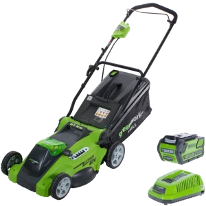 Газонокосилка аккумуляторная GreenWorks G40LM41K4 40 В 40 см 1x4 Ач АКБ и ЗУ входит в комплект