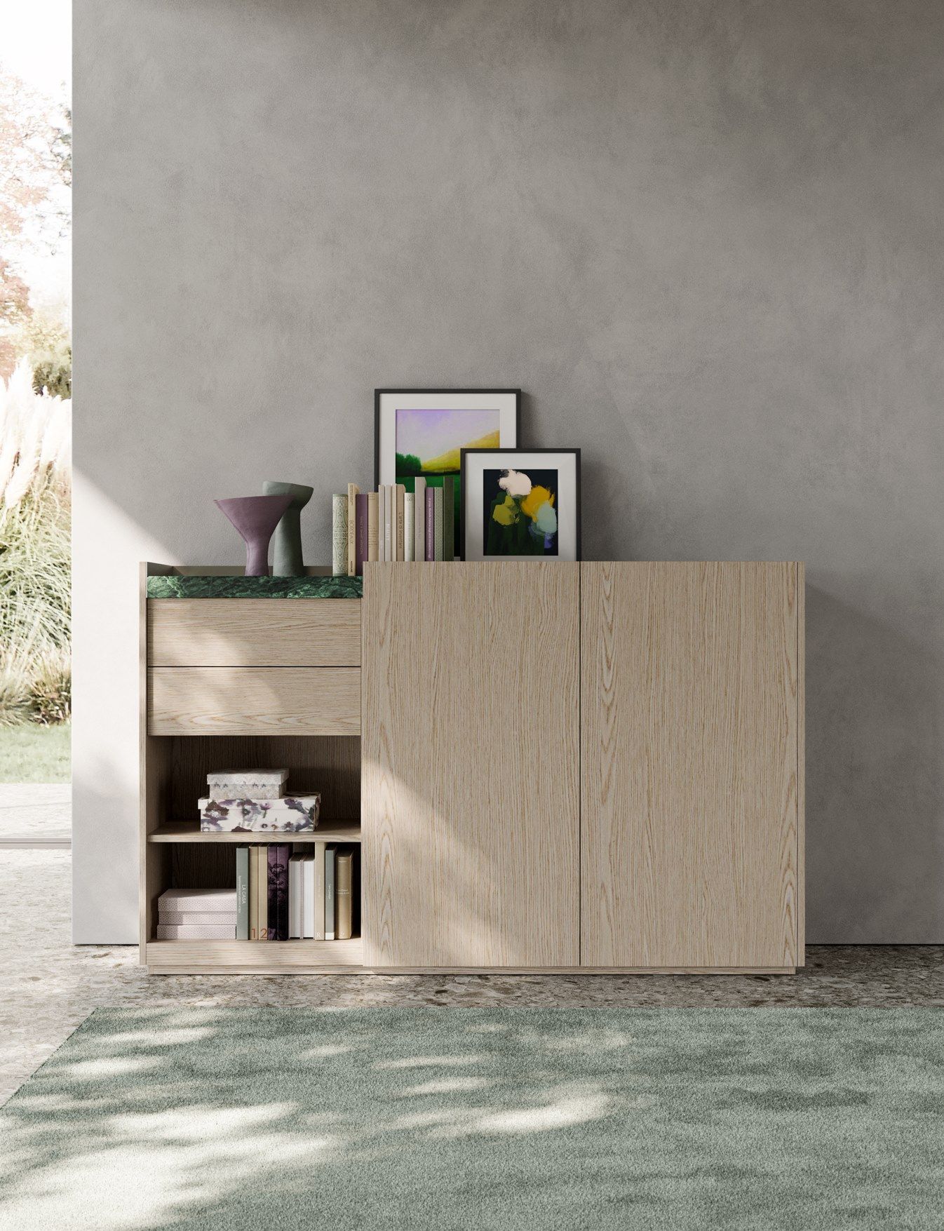 Деревянный офисный шкаф с распашными дверями PROF Block 2.0 ARCH-00054401 - Вид №4