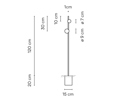 Напольный напольный светильник Сид Vibia июнь ARCH-00097269 - Вид №4