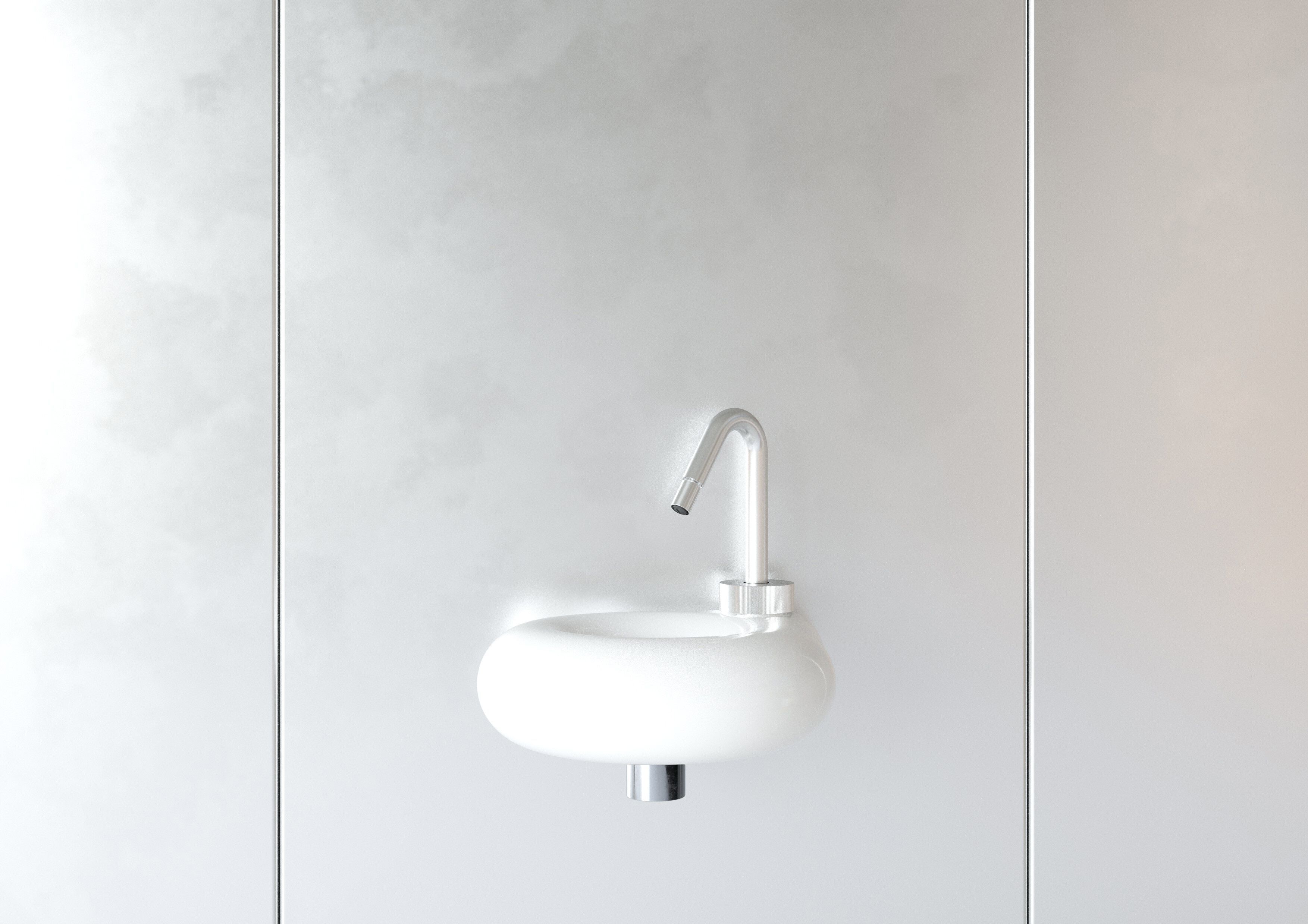 Керамическая столешница или подвесная раковина Trone Orbe ARCH-00042758 - Вид №2