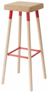 Askia Табурет из пробки с подставкой для ног Marco