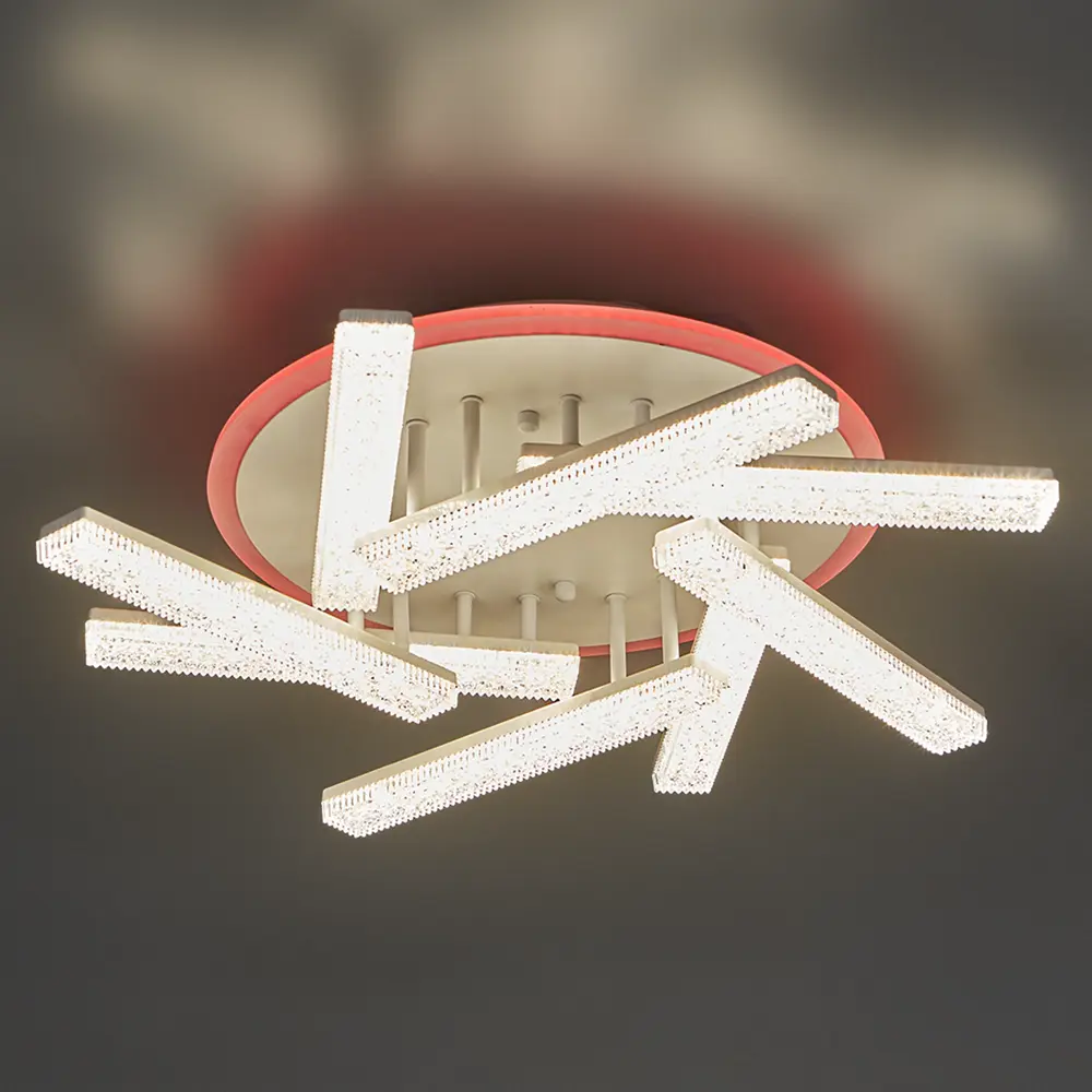Люстра потолочная De City Оскар 8x10 Вт+22 Вт RGB LED 220 В с пультом управления 88038422 STLM-2001293  - Вид №30