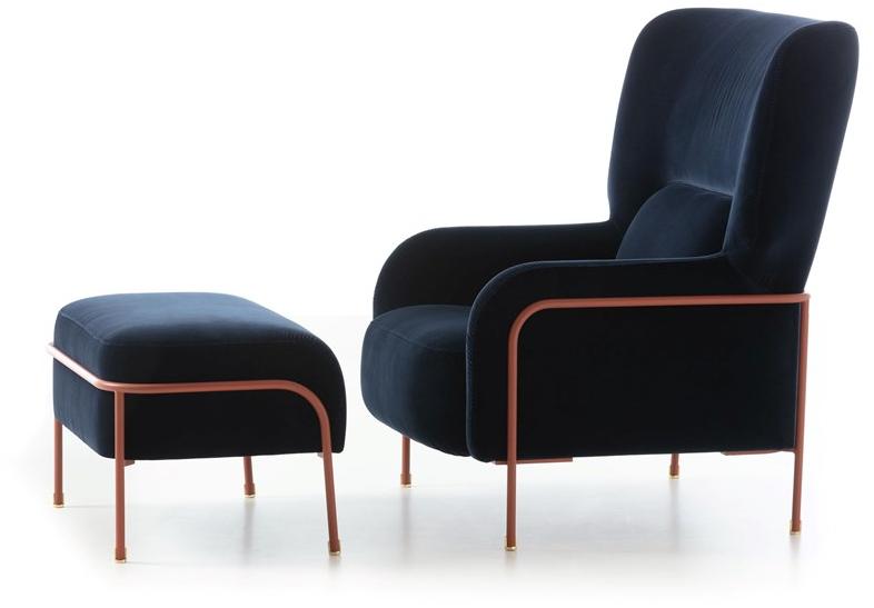 PIANCA Кресло Bergere из ткани Platea sun-id-1459918 - Вид №1