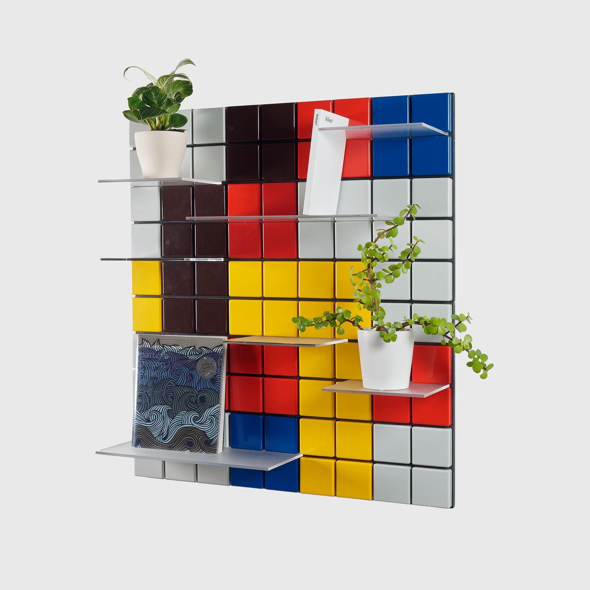 Модульная подвесная Книжная полка из АБС-пластика Pellington Design CONFETTI CK BAUHAUS2 ARCH-00130950 - Вид №2