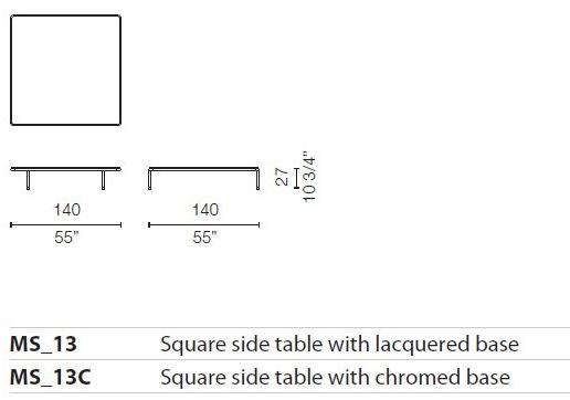 Cappellini Низкий журнальный столик Cap martin sunset sun-id-1512867 - Вид №6