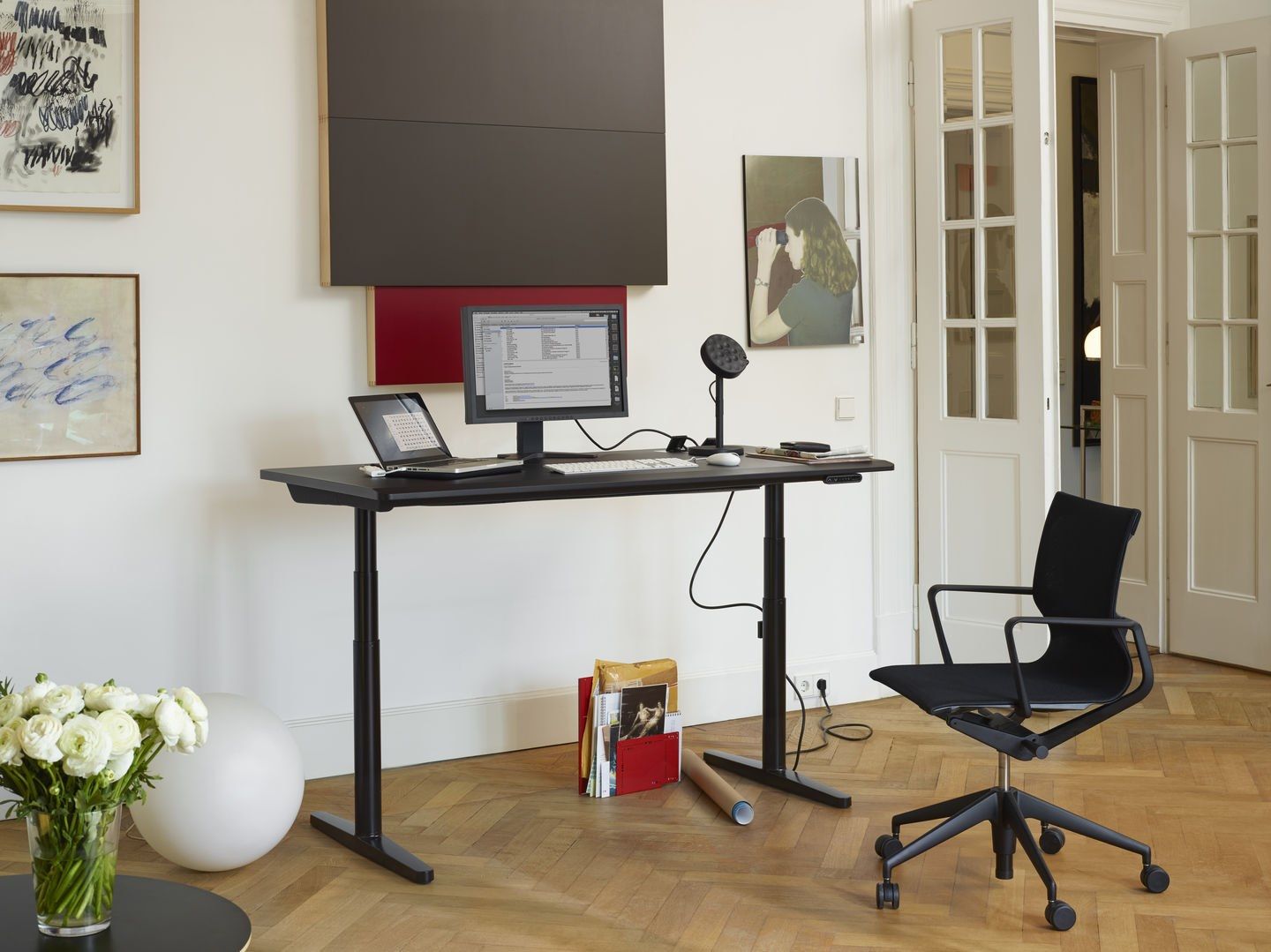 Регулируемый по высоте стол с электрическим движением VITRA Tyde 2 ARCH-00045440 - Вид №15