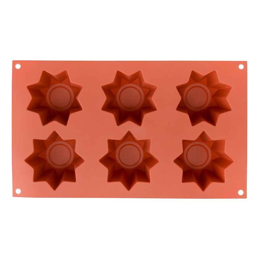 26.100.63.0065 Форма для приготовления пирожных mini pandoro силиконовая Silikomart  - Вид №5