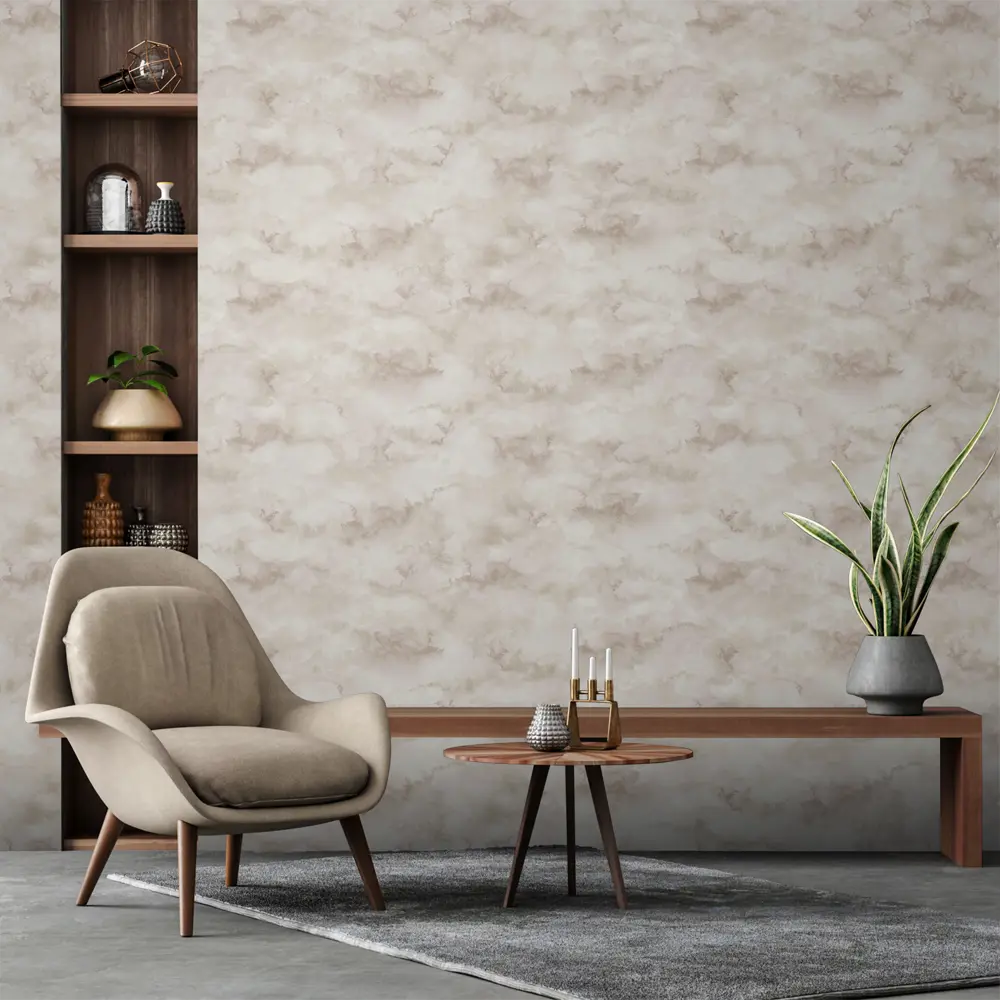 Обои флизелиновые Erismann Naomi бежевые 1.06 м ЭР60402-04 STLM-2160781 - Вид №2