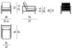 Minotti Садовое кресло из тика с подлокотниками Quadrado sun-id-1493836 - Вид №6