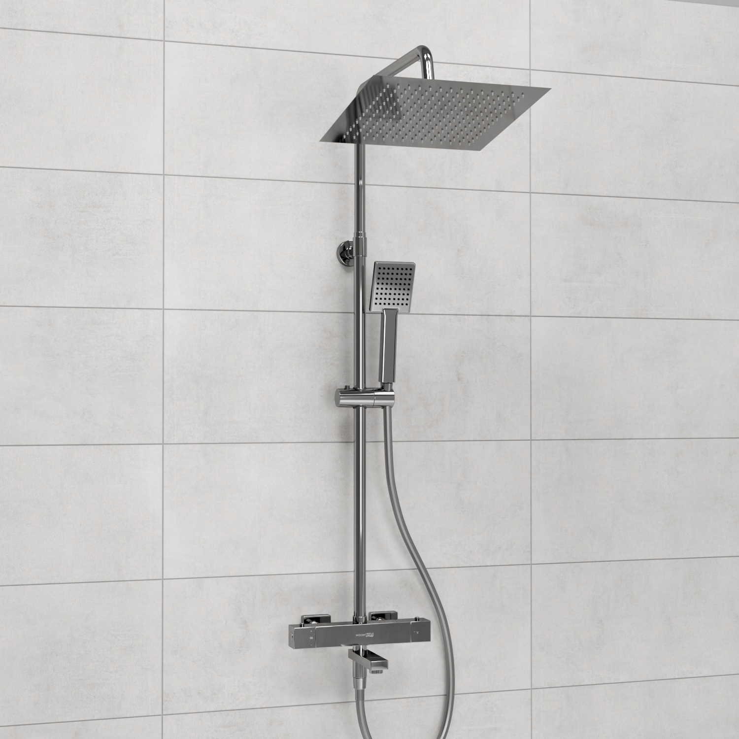 A199.118.141.087.CH Thermo Душевой комплект с термостатическим смесителем WasserKRAFT 