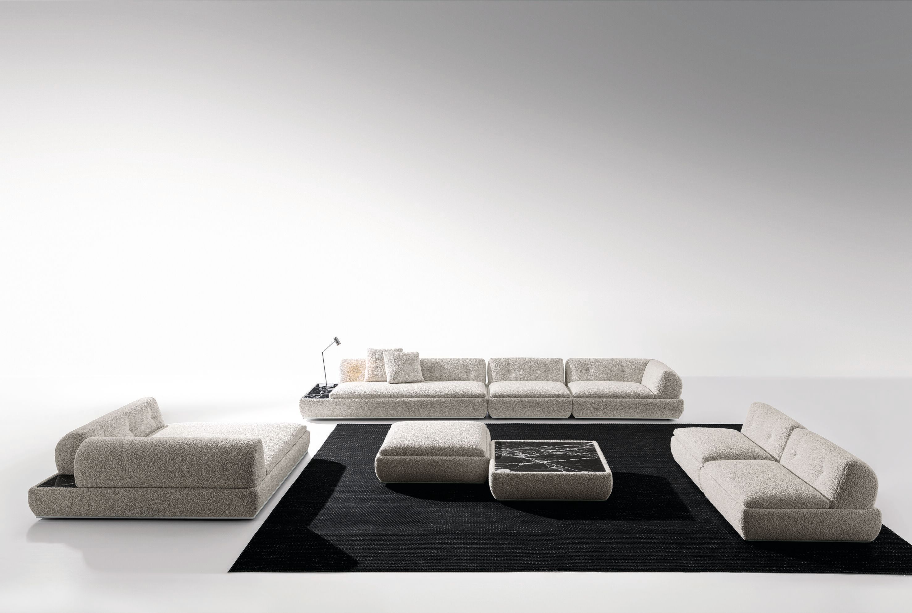 Секционный диван из ткани Minotti Supermoon ARCH-00101155 - Вид №10