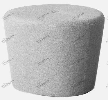 Grado Design Пуф из овальной ткани с обивкой Lotus sun-id-1393238