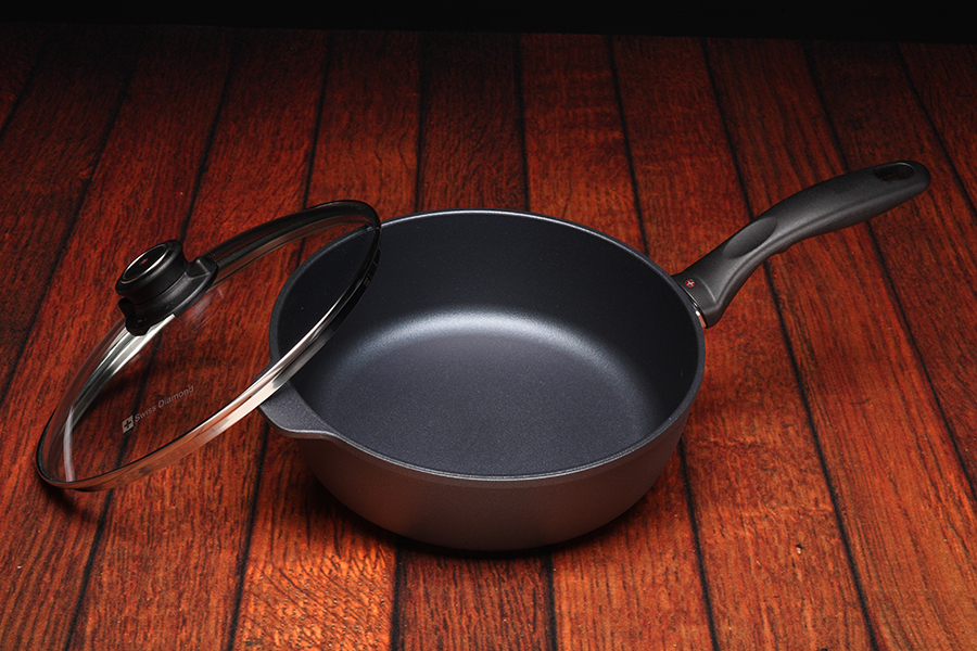 Сотейник Swiss Diamond со стеклянной крышкой, Ø24 см XD6724C - Вид №1