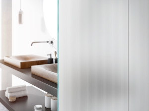 Матовое украшенное стекло