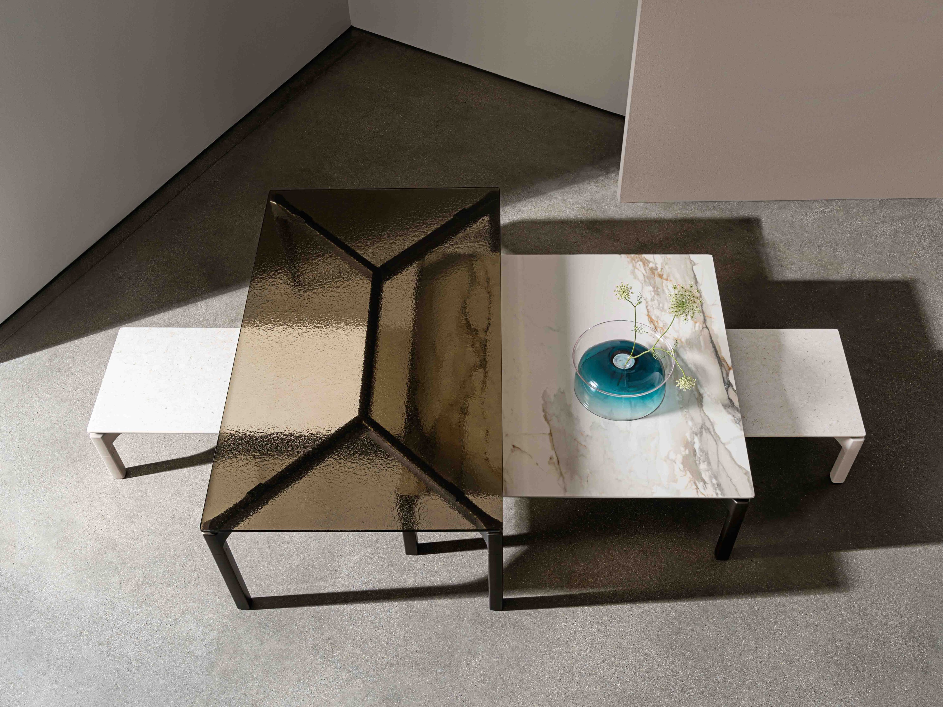 Прямоугольный керамический журнальный столик Sovet Italia Bone ARCH-00122857