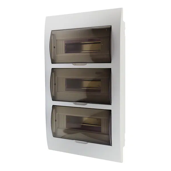 LUXRAY Бокс с прозрачной крышкой ЩРВ-П-36 для внутренней установки 36-и модульных устройств LEZARD 730-1000-036