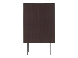 Сервант из грецкого ореха с распашными дверцами