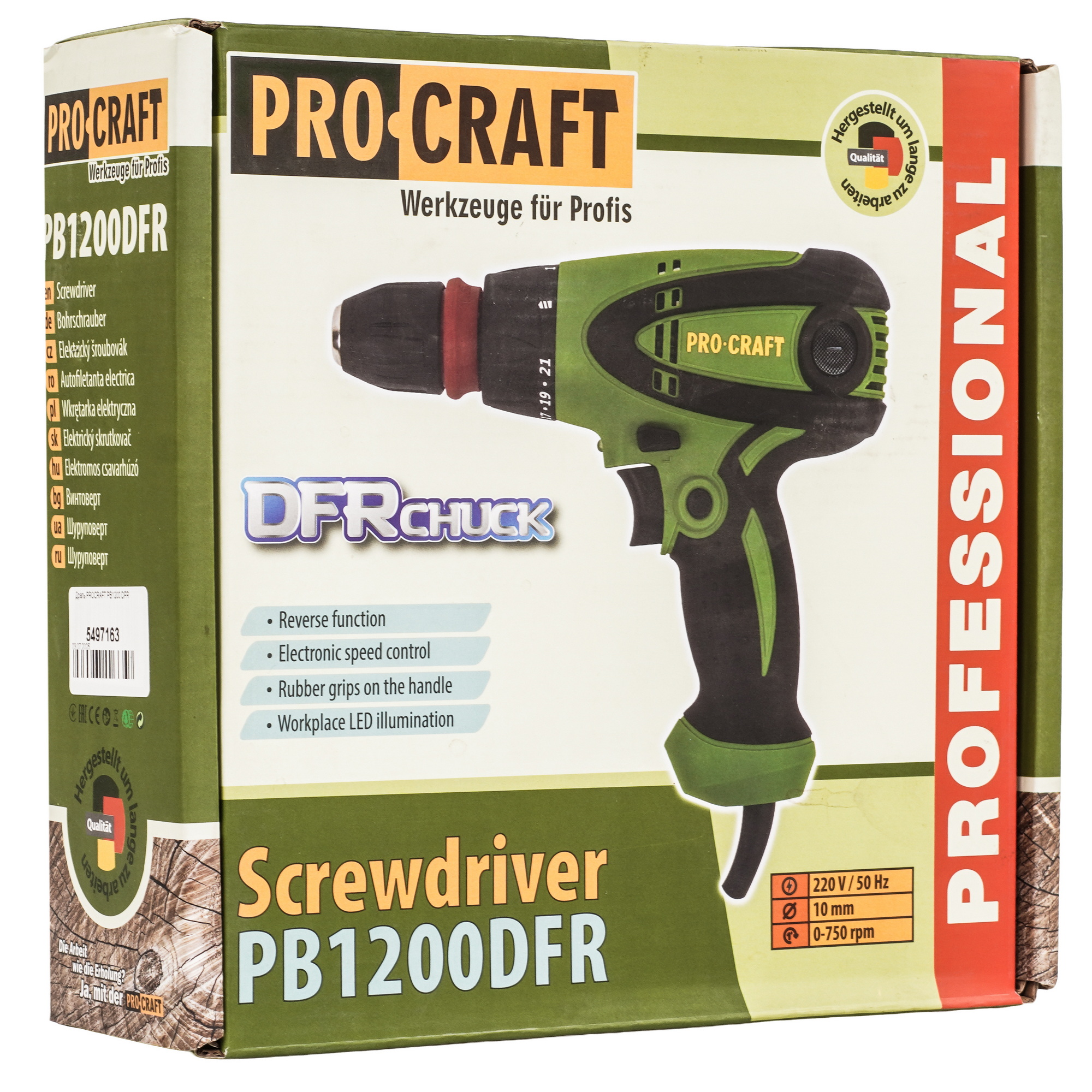 Шуруповерт Procraft PB1200 DFR 5497163 STDN-0111566 - Вид №6
