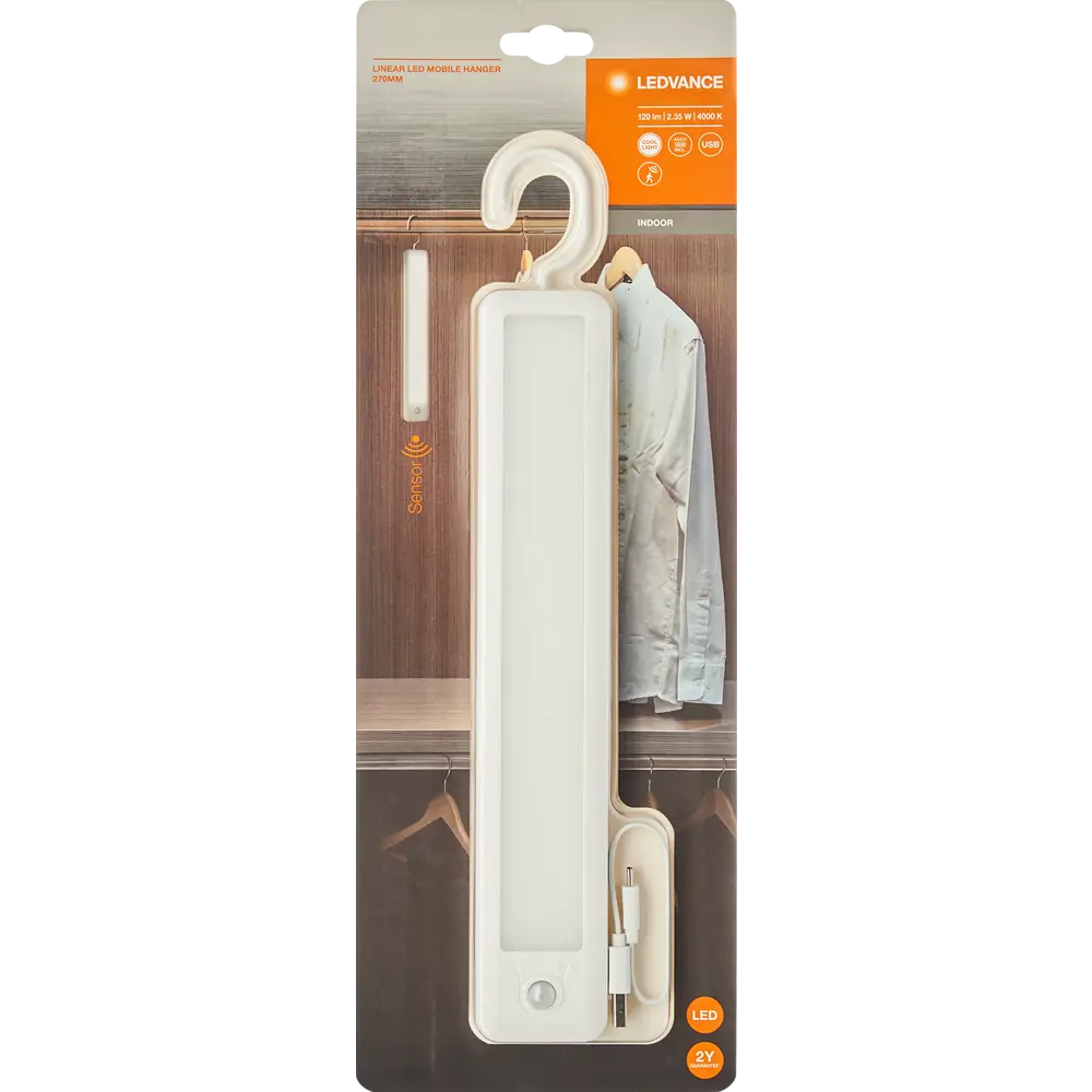 Светильник линейный светодиодный Ledvance Linear LED Mobile Hanger 270 мм 2.35 Вт, нейтральный белый свет, USB STLM-2170315 - Вид №8