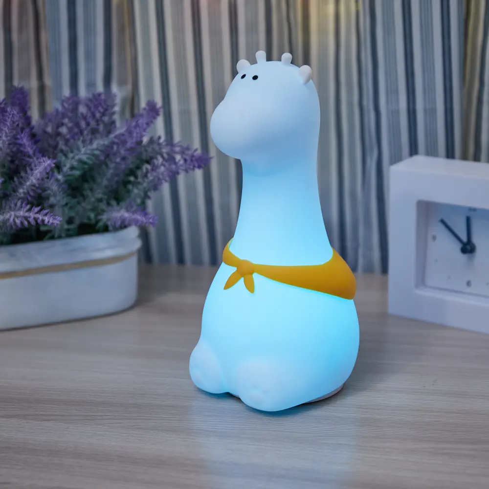 Ночник светодиодный Жираф детский проектор теплый белый свет/RGB Santreyd STLM-2088027 - Вид №7