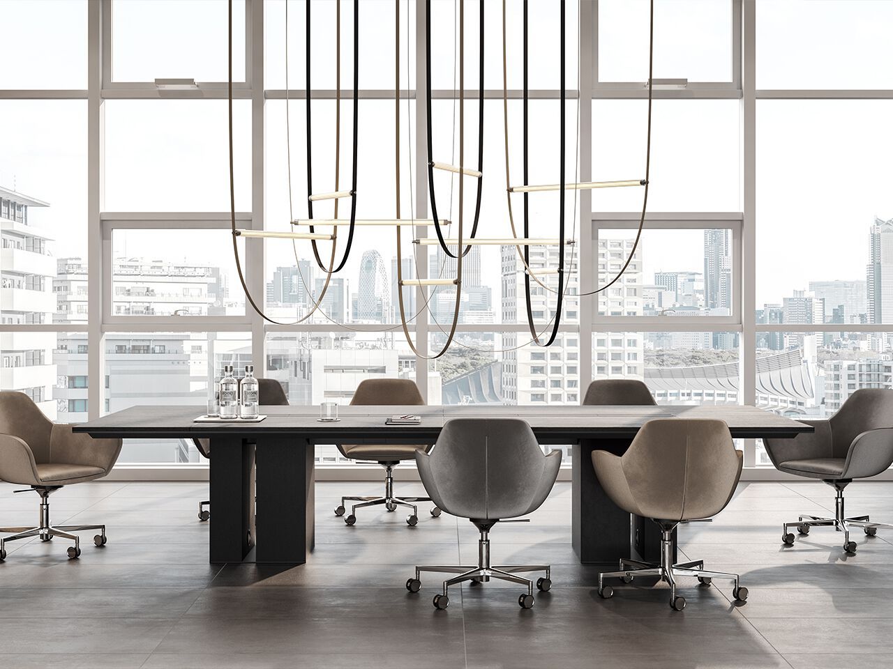 Деревянный прямоугольный стол для совещаний FREZZA Ono ARCH-00113428