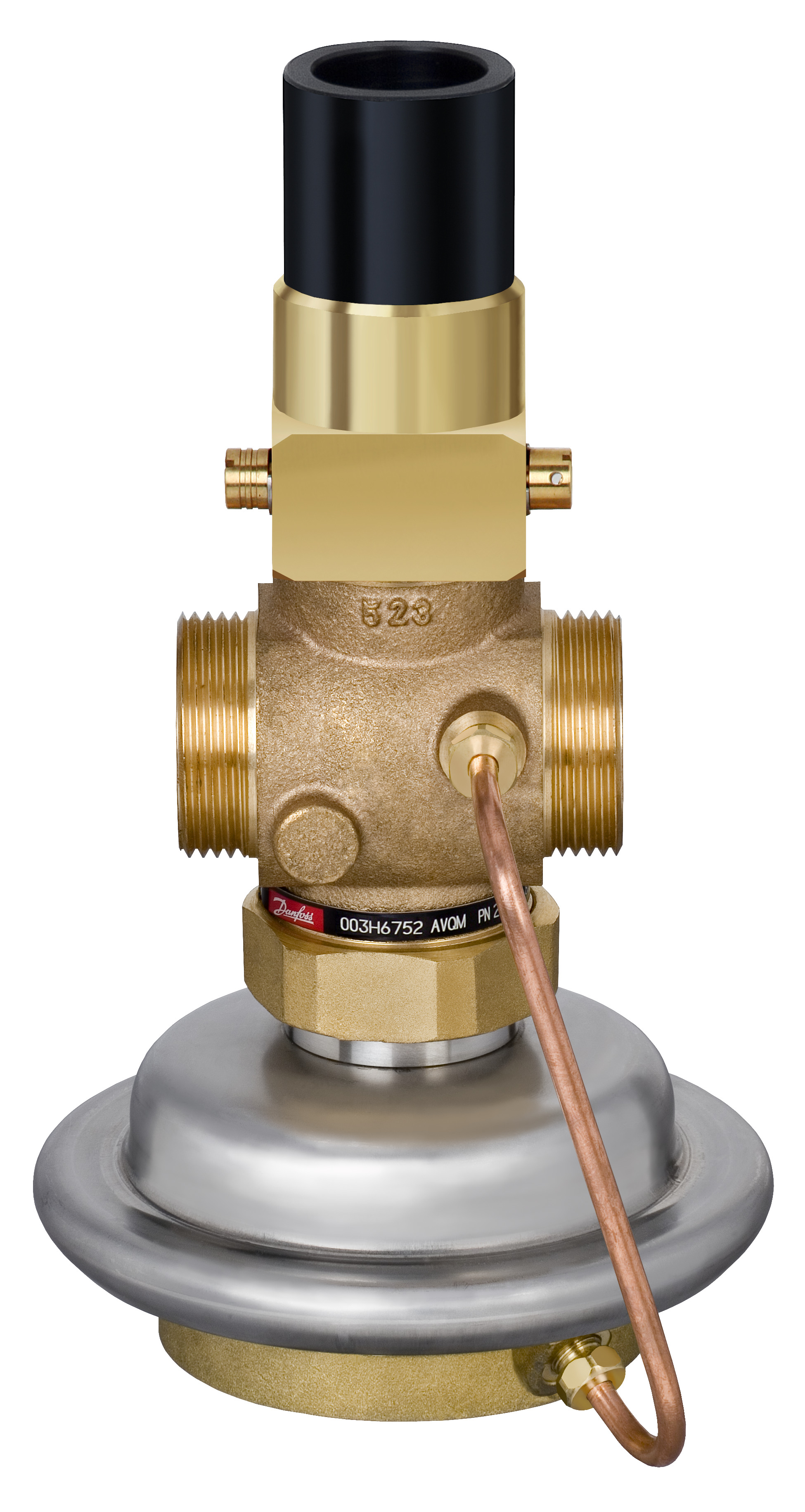 Danfoss Клапан регулирующий комбинированный AVQM с наружной резьбой или фланцевый Комб. р-рAVQM PN16 15/0,4//0,2/резьб. 003H6733  - Вид №39