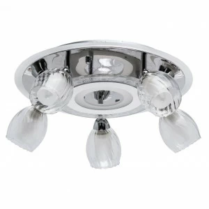 Потолочная люстра De Markt City Мадлен 424011105 DE MARKT МАДЛЕН 328376 Белый;хром