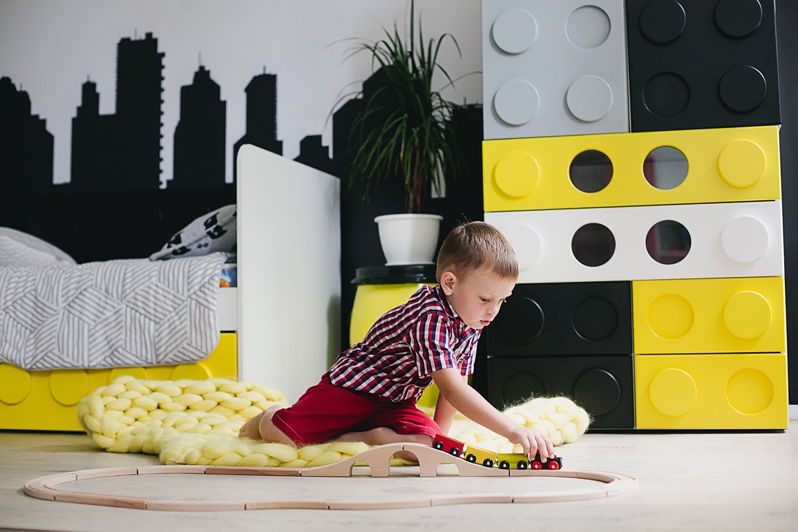 Антресоль детская "Леголенд" МАНДАРИН ЛЕГОЛЕНД 178729 Белый;розовый Santreyd  - Вид №8