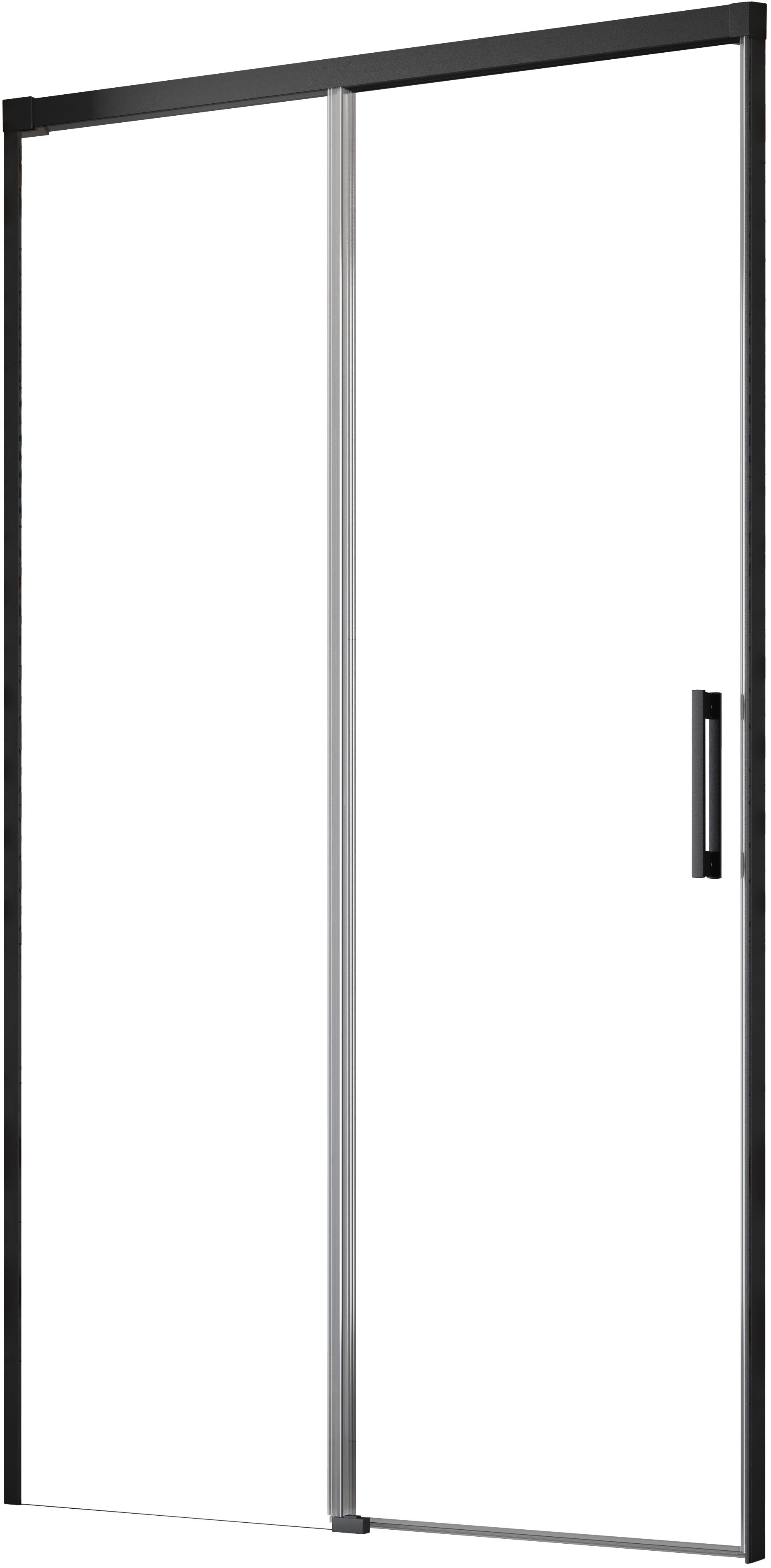 91001160 Душевая дверь Black DWJ 100 Left 387014-54-01L 100см эффект стекла прозрачный раздвижной Idea STLM-0433163 RADAWAY