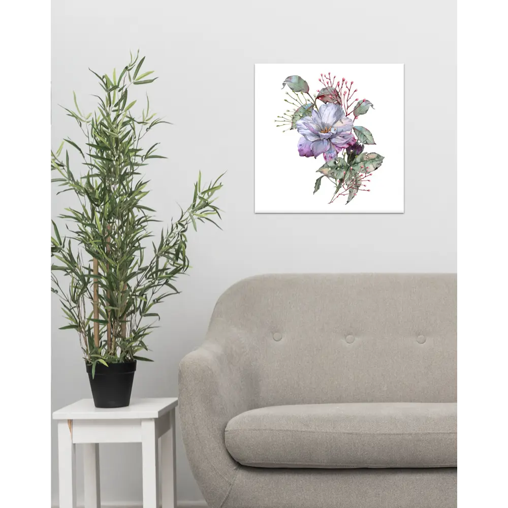 Картина на холсте «Акварель цветок» 30x30 см 82402330 STLM-2113898 Santreyd  - Вид №3