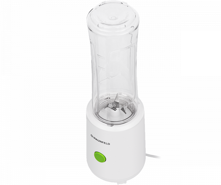 MF-132W Портативный блендер / блендер со стаканом, 300 вт, 0.6 л, белый Maunfeld Santreyd  - Вид №2