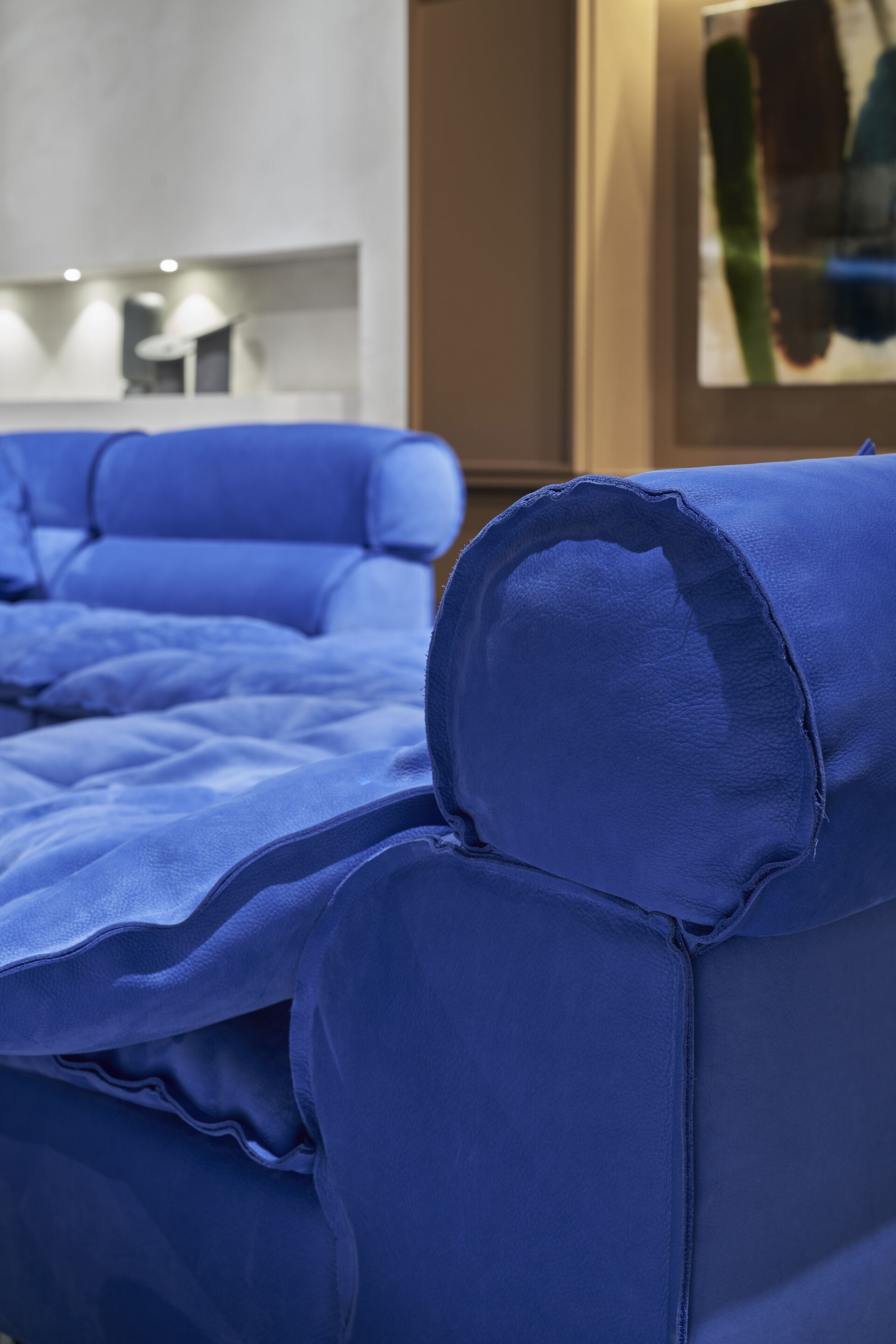 Кожаный модульный диван Baxter Miami Soft ARCH-00053774 - Вид №12