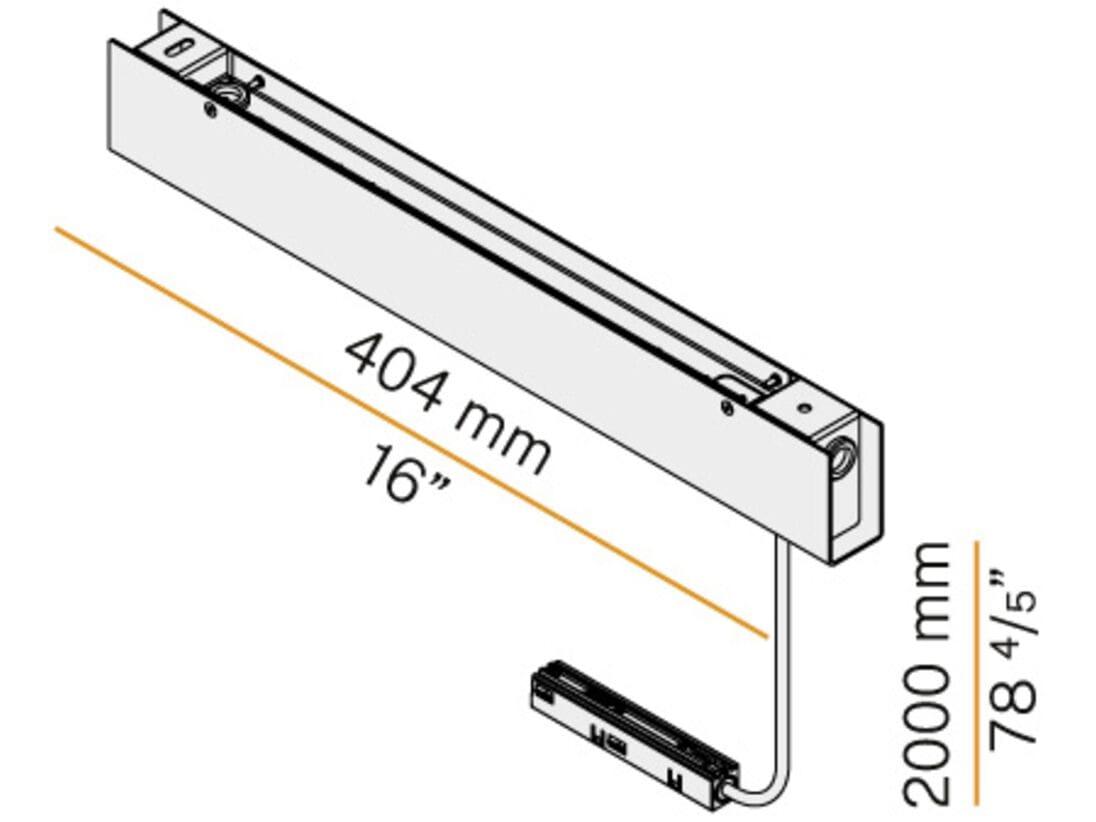Заливка формы алюминия Сид освещения следа Panzeri Astoria ARCH-00030420 - Вид №12