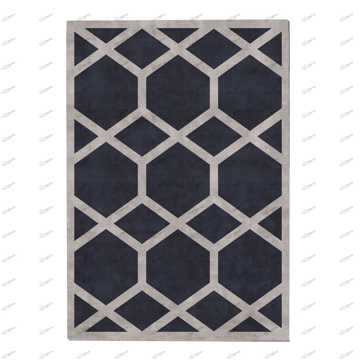 Ковер Ashton Steel 120x170 серый RUGBERRY ДИЗАЙНЕРСКИЕ, AHSTON 326040 Серый 