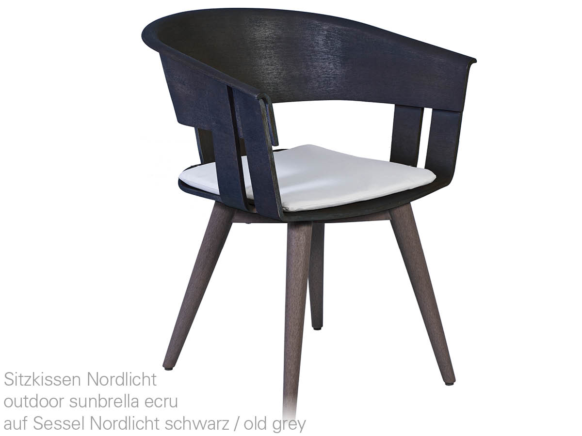 10.00.1540 Подушка кресла Nordlicht Outdoor classic ecru Mbm  - Вид №2