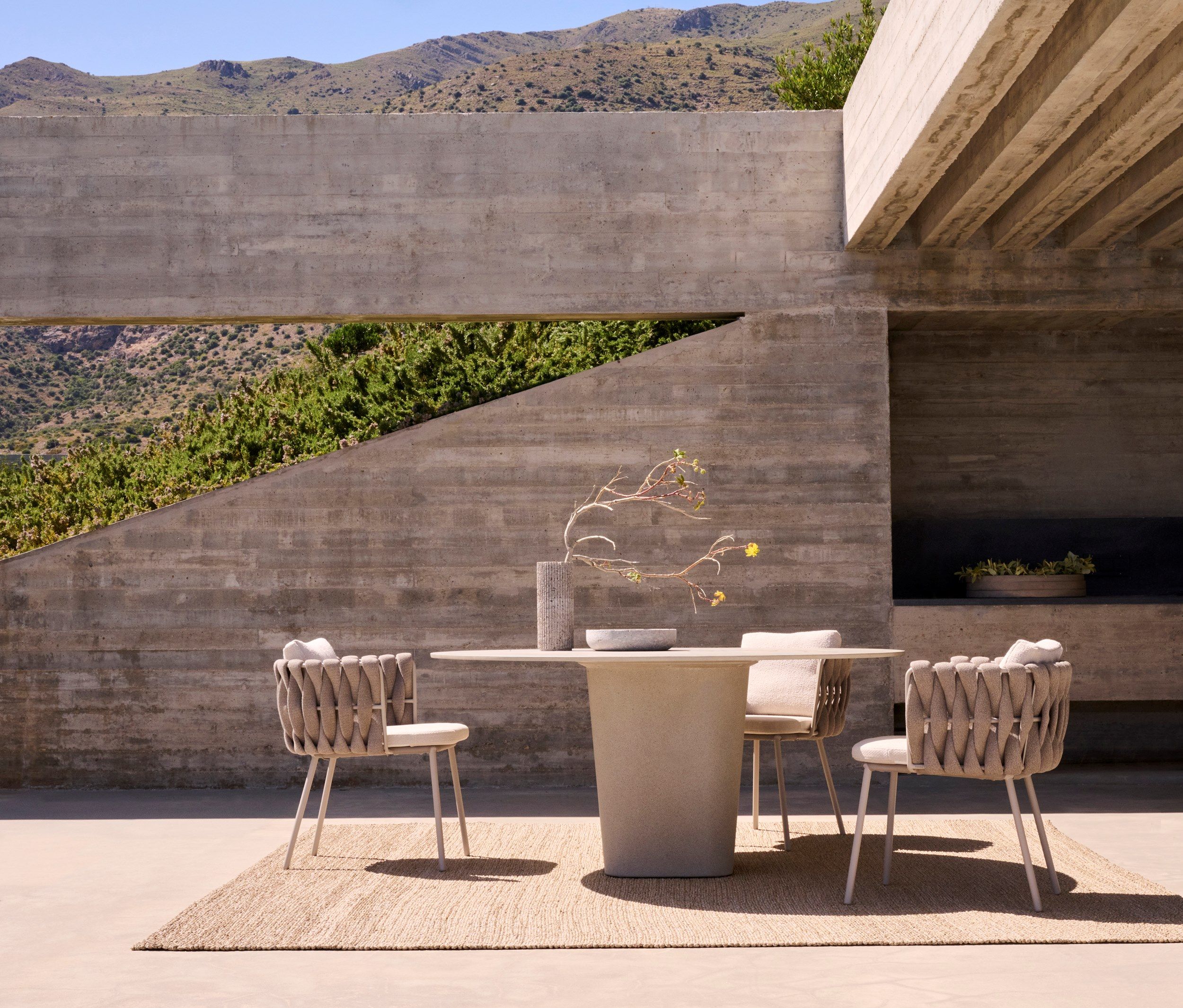 Садовый стул с тканевым подлокотником TRIBÙ Tosca ARCH-00065553 - Вид №14