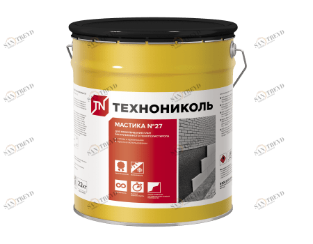 Мастика Технониколь №27 22кг приклеивающая ТеноНиколь 13787