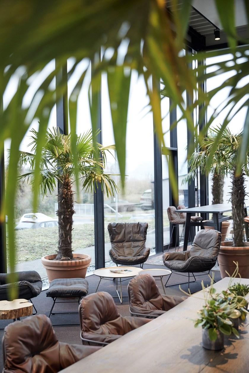 Freifrau Высокий табурет из саночной кожи Leyasol sun-id-1382613 - Вид №5