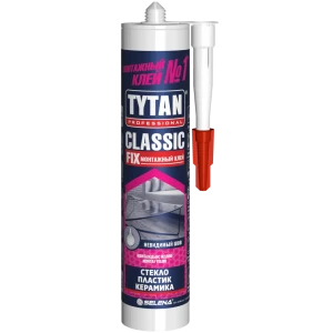Жидкие гвозди каучуковые Tytan Classic Fix прозрачный 310 мл 89453236 STLM-2187878