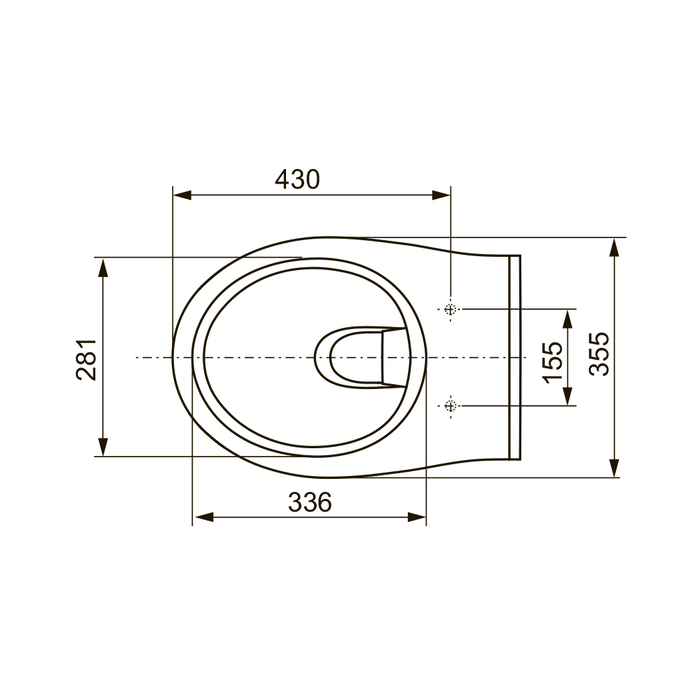 9400406.WC1 Комплекты из инсталляций, панелей смыва и унитазов ТЕСЕ V04 Tece  - Вид №6