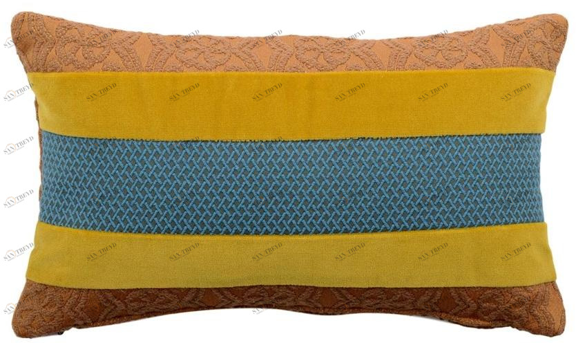 l'Opificio Прямоугольная подушка из хлопка с рисунком  219-15 