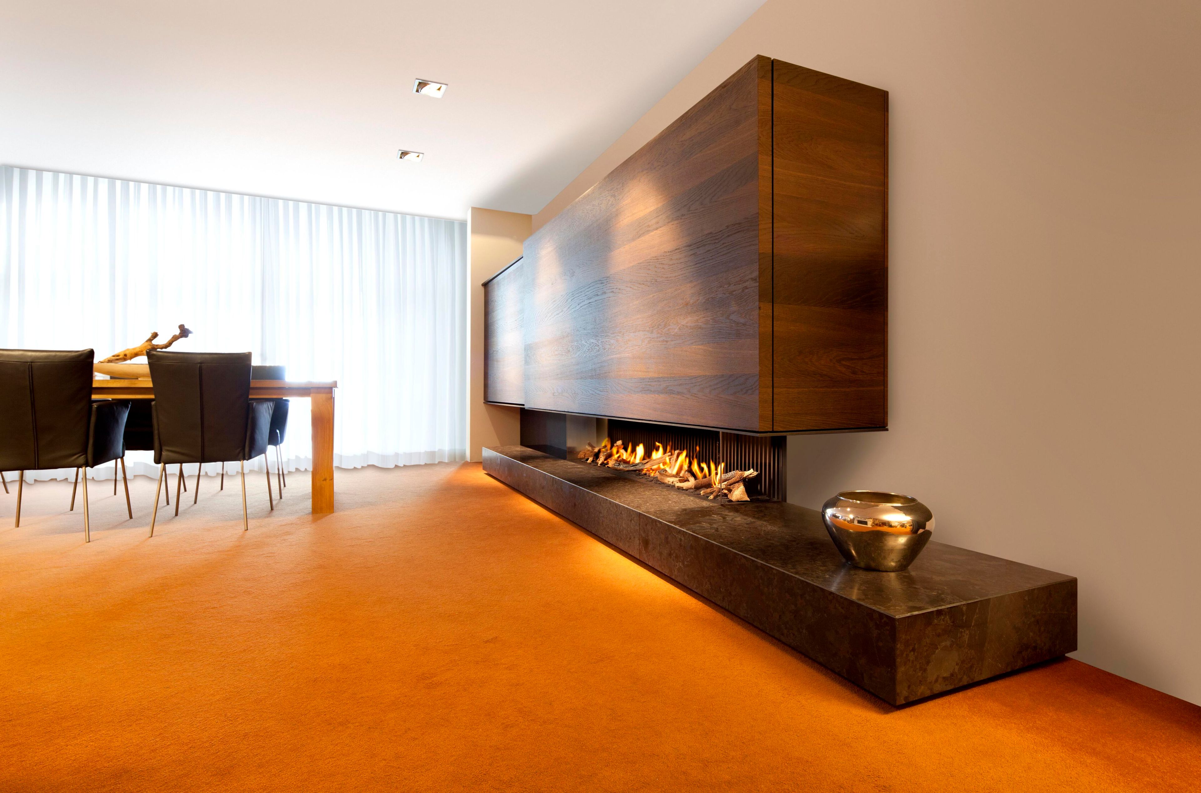 Газовый угловой камин KALFIRE G170/37S ARCH-00092648 - Вид №1