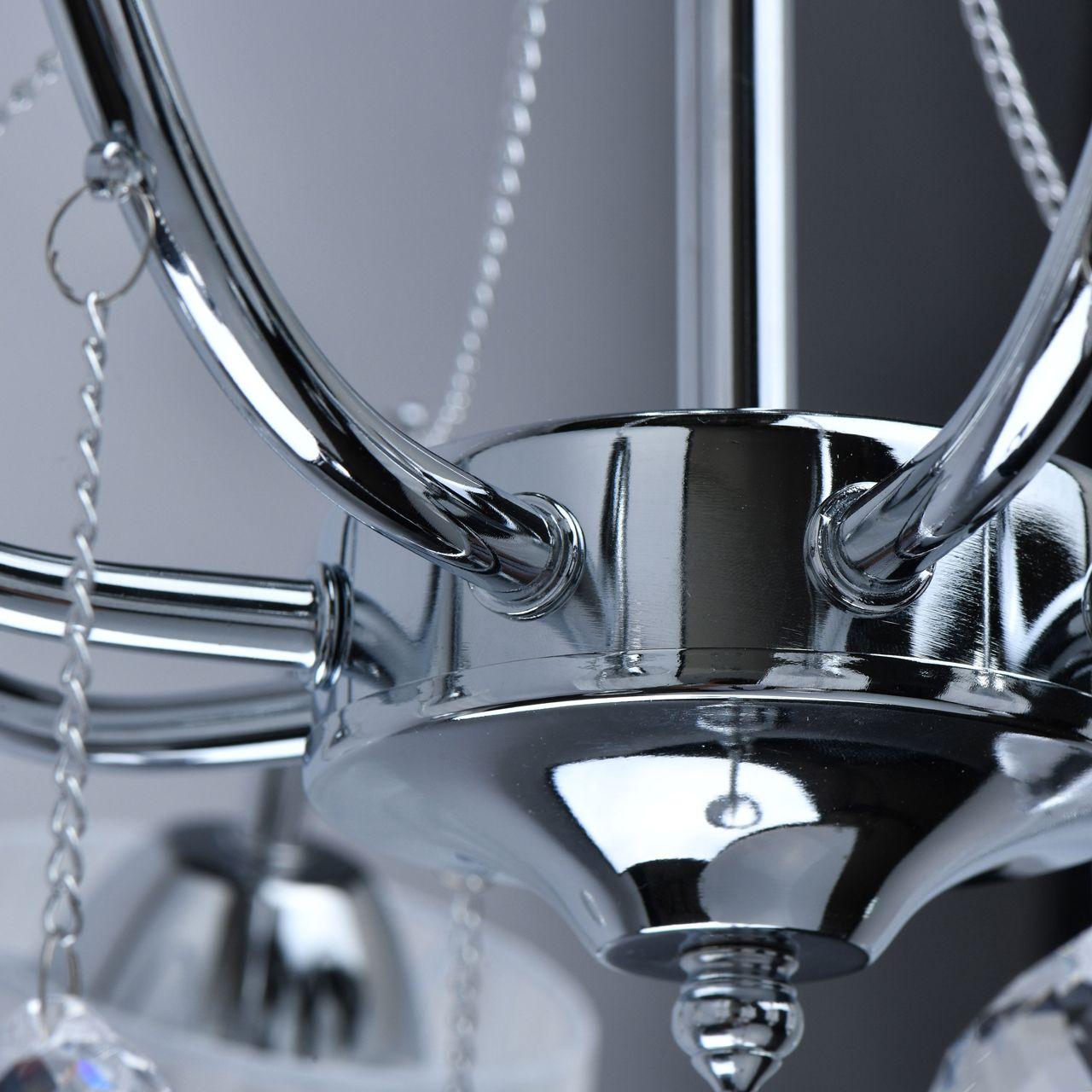 Потолочная люстра De Markt City Лацио 103012708 DE MARKT ЛАЦИО 328374 Белый;хром - Вид №3