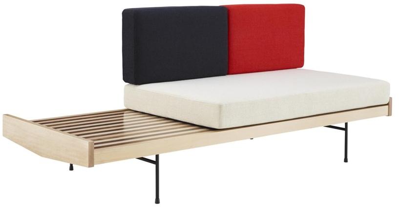 Ligne Roset Скамья со спинкой, обитая тканью  13201105  - Вид №1